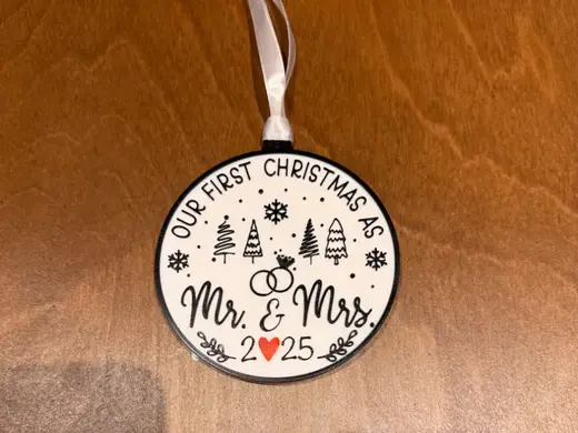 1st Christmas as Mr&Mrs Bauble