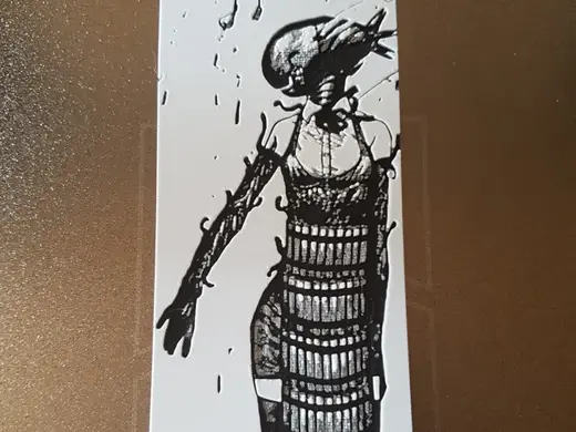 Bomb Girl Bookmark 50x150
