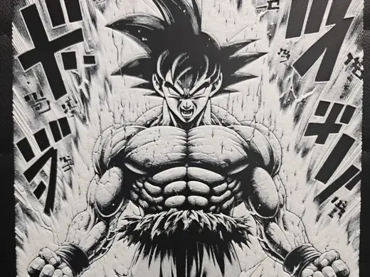 Goku Manga Style NO AMS REQUIRED