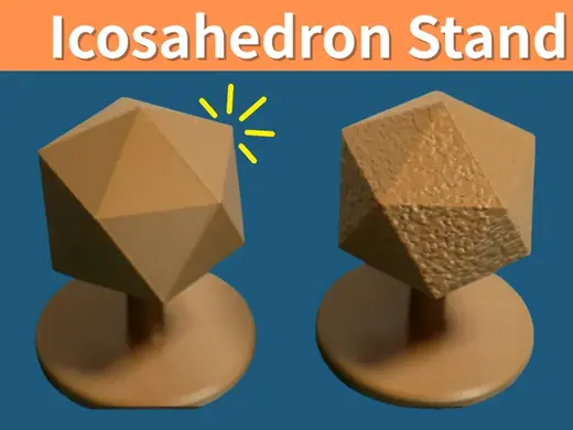 Icosahedron Stand v01