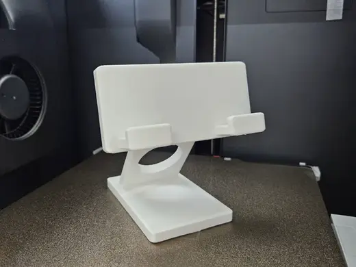 phone stand with cable management