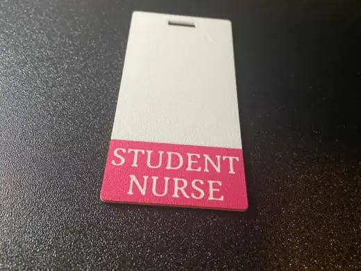 STUDENT NURSE Badge Buddy Name tag