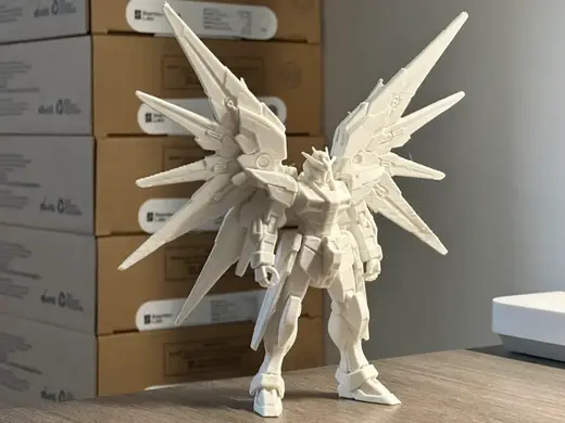 经典高达 150mm 高细节 单色 一体打印