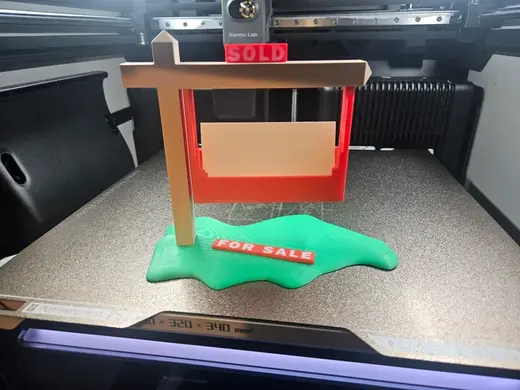 Real estate business card holder