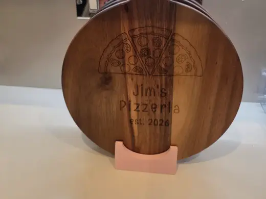 Pizza Peel Stand / chopping board