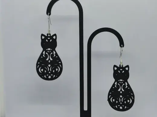Aretes Gato Filigrana