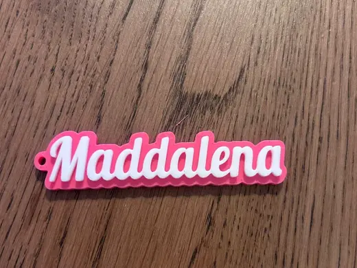 Maddalena name keychain