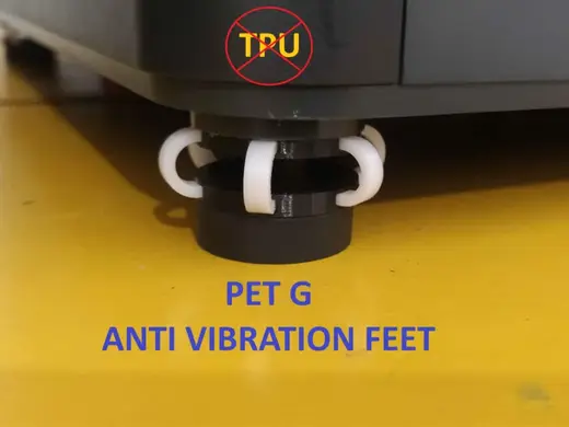 P1 - P1S - X1C - anti vibration feet - PETG