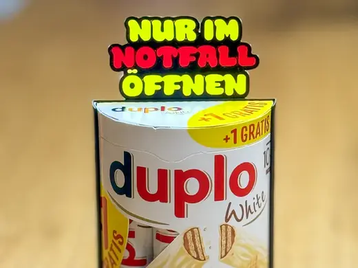 Duplo-Rahmen - nur im Notfall öffnen
