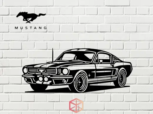 FORD MUSTANG VINTAGE - 2D WALL ART #5