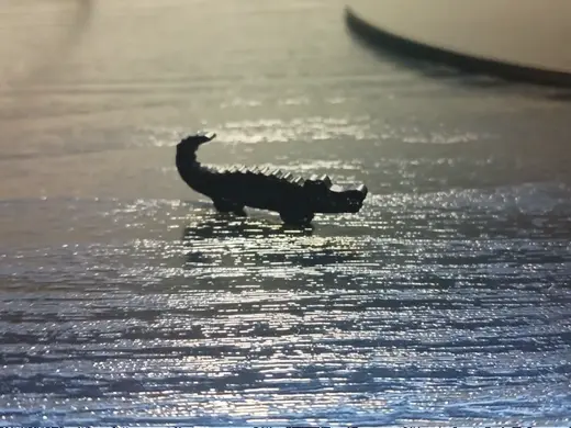 Small Crocodile Decoration (2 min print time!)