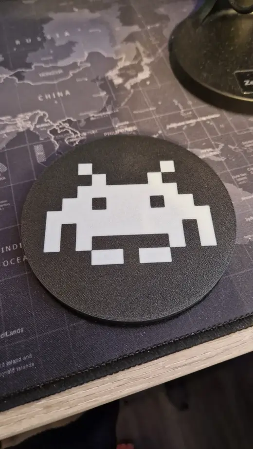 Space invader coaster