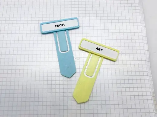 Custom label bookmark