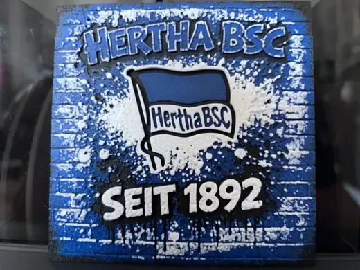 Hertha BSC Graffiti Berlin Hueforge