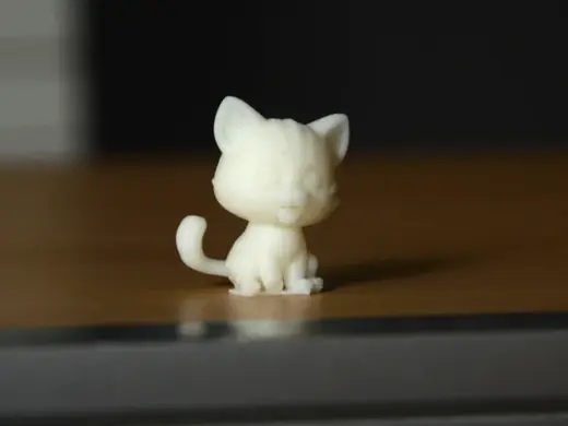 cute little kitten figurine