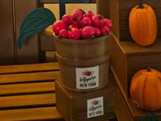Apple Basket - Autumn Fall Halloween Decoration