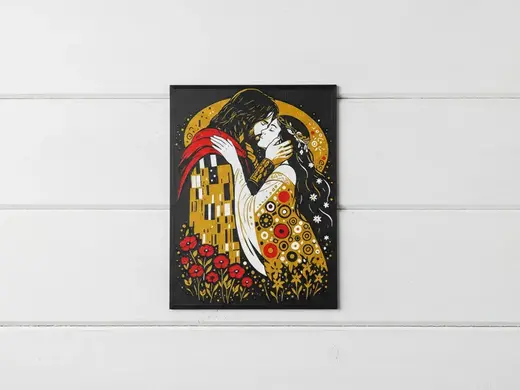 Kiss LOTR (Klimt style)