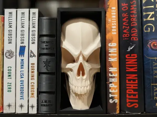 Gothic Skull Book Nook