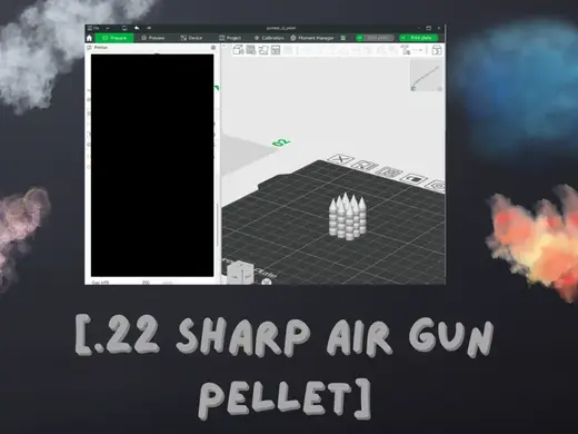 "The POKER" Sharp .22 Pellet/Slug