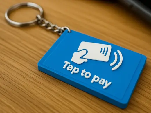 Tap to Pay NFC Tag Keyring
