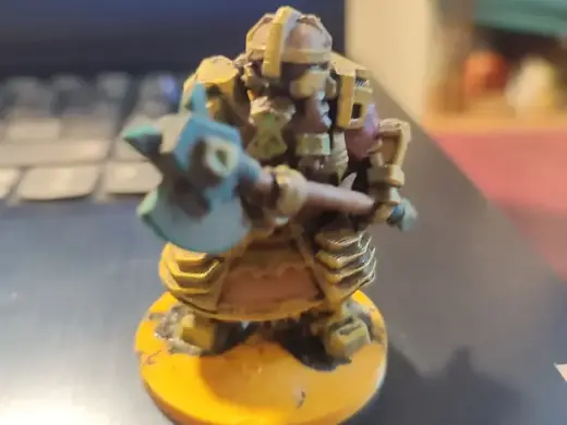 enano con armadura D&D