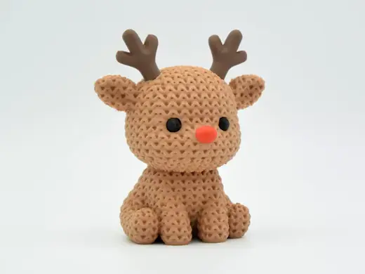 Knitted Reindeer - Christmas