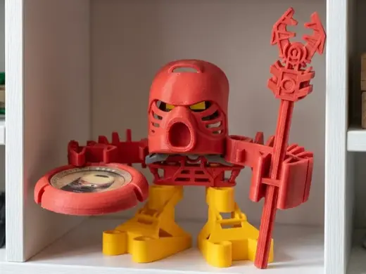 Matoran Fire Guard Arm + Staff – Bionicle Matoran