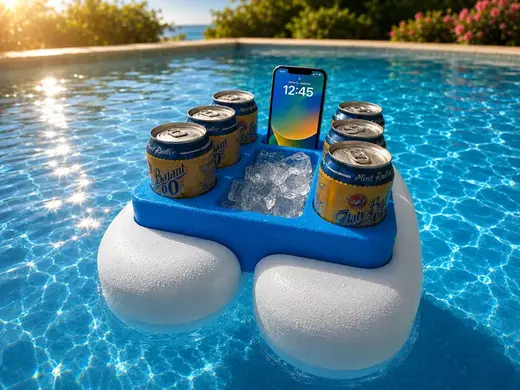 Floating Beer Cooler & Phone Holder