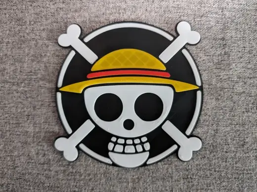 one piece coin wall one color