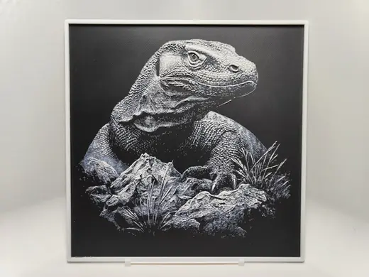 Komodo Dragon - Hueforge