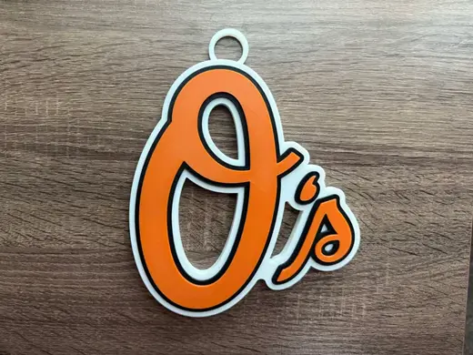 Baltimore Orioles Oversized Necklace, Pendant