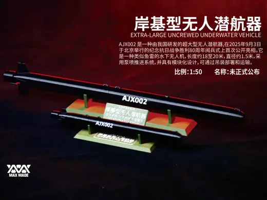 大国重器——无人潜航器模型摆件1:50