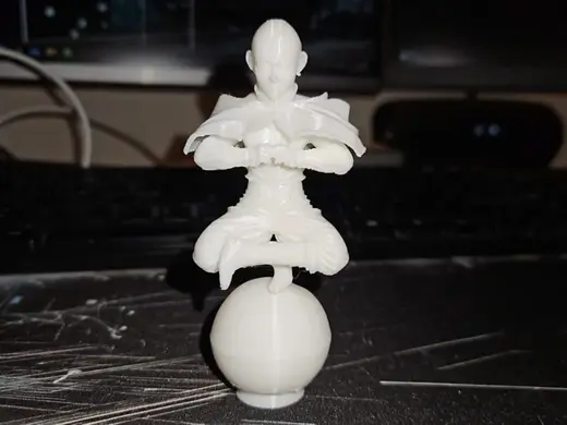 Avatar Aang on a winball