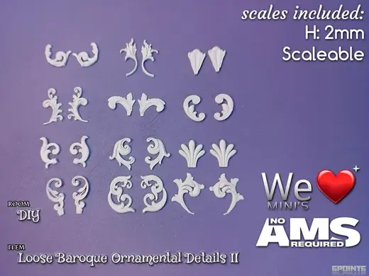 WLM - DIY Baroque Ornamental Details Pack II