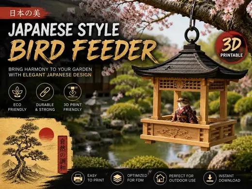 Japanese Style Bird Feeder