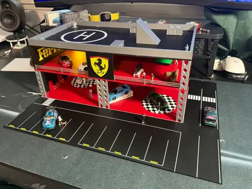 Showroom for 1:64 scale cars