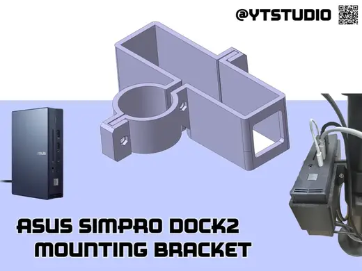 ASUS SimPro Dock 2 mounting bracket (48.5mm pole)