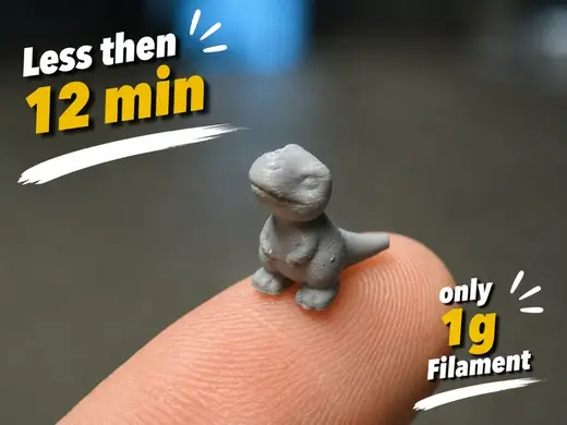 Mini T-Rex - 12 Min - No Support - 1g Filemant