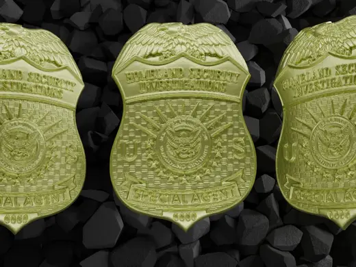 Homeland police badge replica