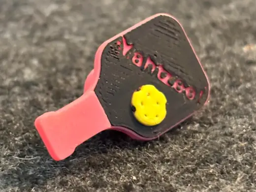 Pickleball Croc Charm