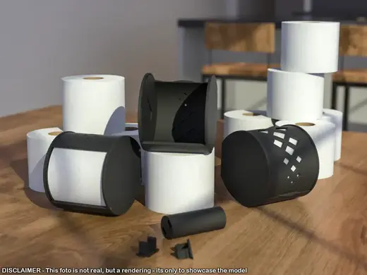 SafeRoll - Pet secure toilet roll holder