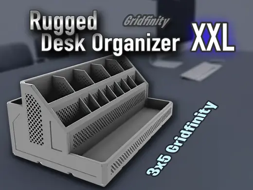 Rugged Organizer XXL - 3x5 Office Desk Organizer