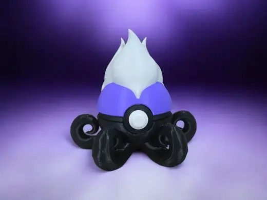 The little Mermaid - Ursula Pokéball - Multipart