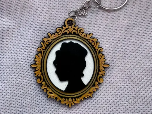 Vintage Cameo Keychain – Bridgerton
