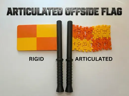 Articulated Football/Soccer Offside Flag Fabric