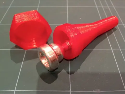 Trumpet Mouthpiece Holder Case