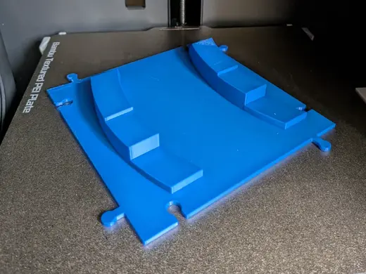 Modular RC Crawler Park - Curved Steps