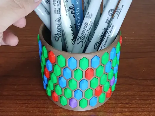 Simple Rupee Trash Can/Pen Holder/Flower Pot