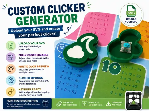 Image SVG to Clicker Generator