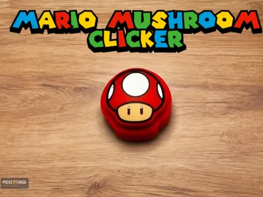 Super Mario Mushroom Clicker Fidget